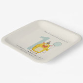 Niedliches Gelbes Aqua-Monster jeder Altersstufe G Pappteller (Gewinkelt)