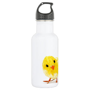 Niedliches gelbes Babyküken Trinkflasche