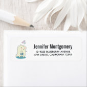 Niedliches Gelbes Dino mit glücklichen Sternen (Insitu)