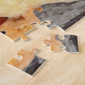 Niedliches Gelbes Enckling Ostereier Nest Wasserfa Puzzle (Seite)