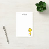 niedliches gelbes Entlein Post-it Klebezettel (Büro)