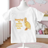 Niedliches gelbes Entzündungsprofil Fotografie ind Baby T-shirt