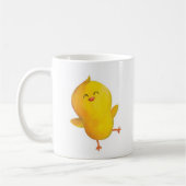 Niedliches gelbes Huhn Kaffeetasse (Links)