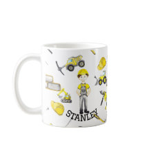 Niedliches gelbes Konstruktionsmuster