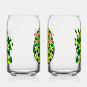 Niedliches Gelbes Plumeria Muster Trinkbehälter Se Dosenglas (Rechts)