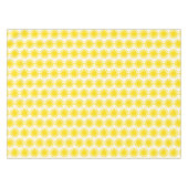 Niedliches gelbes Sonnenmuster Moderner fröhlicher Tischdecke (Vorderseite (Horizontal))
