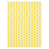 Niedliches gelbes Sonnenmuster Moderner fröhlicher Tischdecke (Vorderseite)
