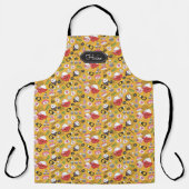 Niedliches gelbes Sushi Muster Schürze (Vorderseite)