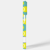 Niedliches gelbes Tennisball-Muster personalisiert Case-Mate iPhone Hülle (Rückseite / Rechts)