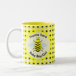 Niedliches Gelbkraut-Geschlecht neutral Zweifarbige Tasse