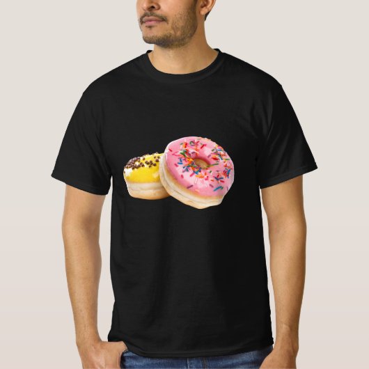 Niedliches Gelbpink - Rosy-Donut-Stack T-Shirt (Vorderseite)