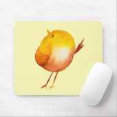Niedliches Gelbvogelgeflecht Mousepad (Mit Mouse)