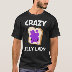Niedliches Gelee für Frauen Mama Massivholz T-Shirt