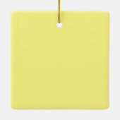 Niedliches Geliebtes Hängequadrat Keramikornament (Rückseite)