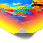 niedliches Gemälde "Starlit Dschungel". Jetzt kauf Poster (Ecke)