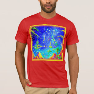niedliches Gemälde "Starlit Dschungel". Jetzt kauf T-Shirt