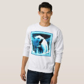 niedliches Gemälde "Wütender Polarbär". Jetzt kauf Sweatshirt (Vorne ganz)