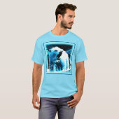 niedliches Gemälde "Wütender Polarbär". Jetzt kauf T-Shirt (Vorne ganz)