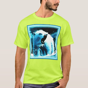 niedliches Gemälde "Wütender Polarbär". Jetzt kauf T-Shirt