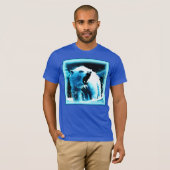 niedliches Gemälde "Wütender Polarbär". Jetzt kauf T-Shirt (Vorne ganz)