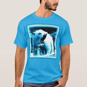 niedliches Gemälde "Wütender Polarbär". Jetzt kauf T-Shirt