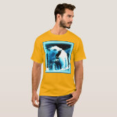 niedliches Gemälde "Wütender Polarbär". Jetzt kauf T-Shirt (Vorne ganz)