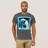 niedliches Gemälde "Wütender Polarbär". Jetzt kauf T-Shirt (Vorne ganz)