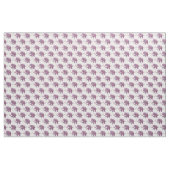 Niedliches gemaltes rosa Baby-Elefant-Muster auf Stoff (Fat Quarter (45,7 x 55,9 cm))