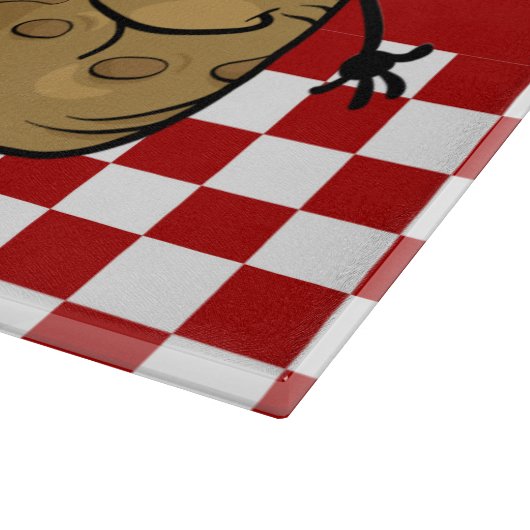 niedliches Gemüse Kochkunst Schneidebrett (Ecke)