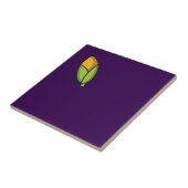 Niedliches Gemüsemais lila Muster Fliese (Seite)