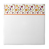 Niedliches Gemüsemuster Fliese (Vorderseite)