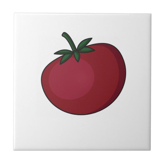 Niedliches Gemüsemuster Fliese (Vorderseite)