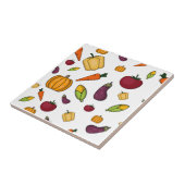 Niedliches Gemüsemuster Fliese (Seite)