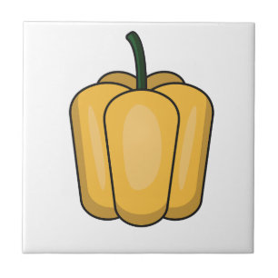 Niedliches Gemüsepaprika Fliese