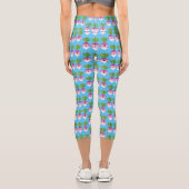 Niedliches Gemüsetrio mit Cartoon Capri Leggings (Rückseite)