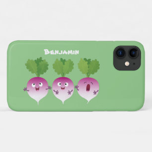 Niedliches Gemüsetrio mit Cartoon Case-Mate iPhone Hülle