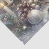 Niedliches gemütliches Bunny Winter Wonderland Ent Seidenpapier (Ausschnitt)