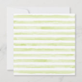 Niedliches Gender Neutral Dschungel Elephant Babyd Einladung (Rückseite)