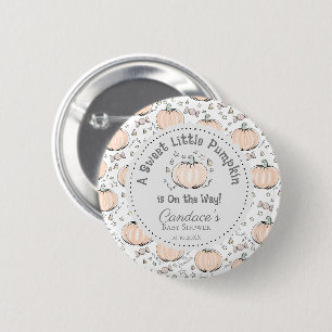 Niedliches Gender Neutral Little Pumpkin Baby Dusc Button