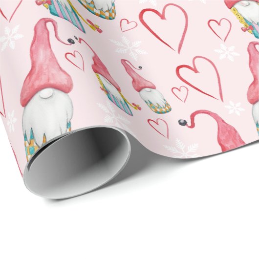 Niedliches Genom in der Liebe Geschenkpapier (Rolleneckpunkt)