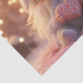 Niedliches Genom mit Herz: Valentinstag-Design Seidenpapier (Ausschnitt)