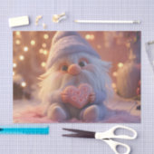 Niedliches Genom mit Herz: Valentinstag-Design Seidenpapier (Handwerk)