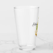 Niedliches Genom mit Sonnenblumenglas Glas (Rechts)