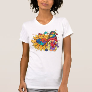 Niedliches Genom, Sonnenblumen und Herzautismus Be T-Shirt