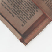 Niedliches Geöffnetes Buchmuster Personalisiert Fleecedecke (Ecke)