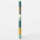 Niedliches geometrisches Muster Aquamarin Personal Case-Mate iPhone Hülle (Hinten/Links)