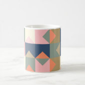 Niedliches geometrisches Muster in stilvollen Mari Kaffeetasse (Mittel)