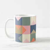 Niedliches geometrisches Muster in stilvollen Mari Kaffeetasse (Links)