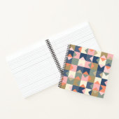 Niedliches geometrisches Muster in stilvollen Mari Notizblock (Innenseite)