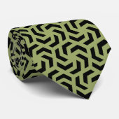 Niedliches geometrisches Muster Necktie Krawatte (Gerollt)